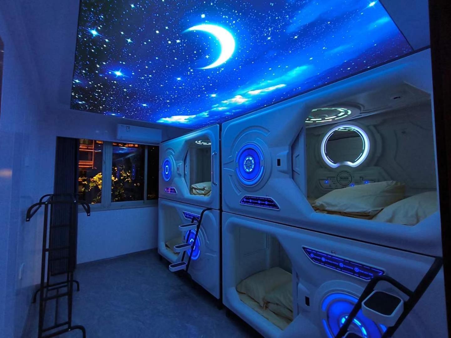 Air Hostel Capsules Airport 加瓦 外观 照片